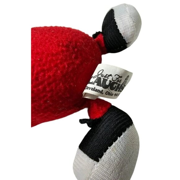 Just for Laughs Contagious Giggling Red Blue Happy Pill Plush Tested Works Tags - Picture 4 of 7